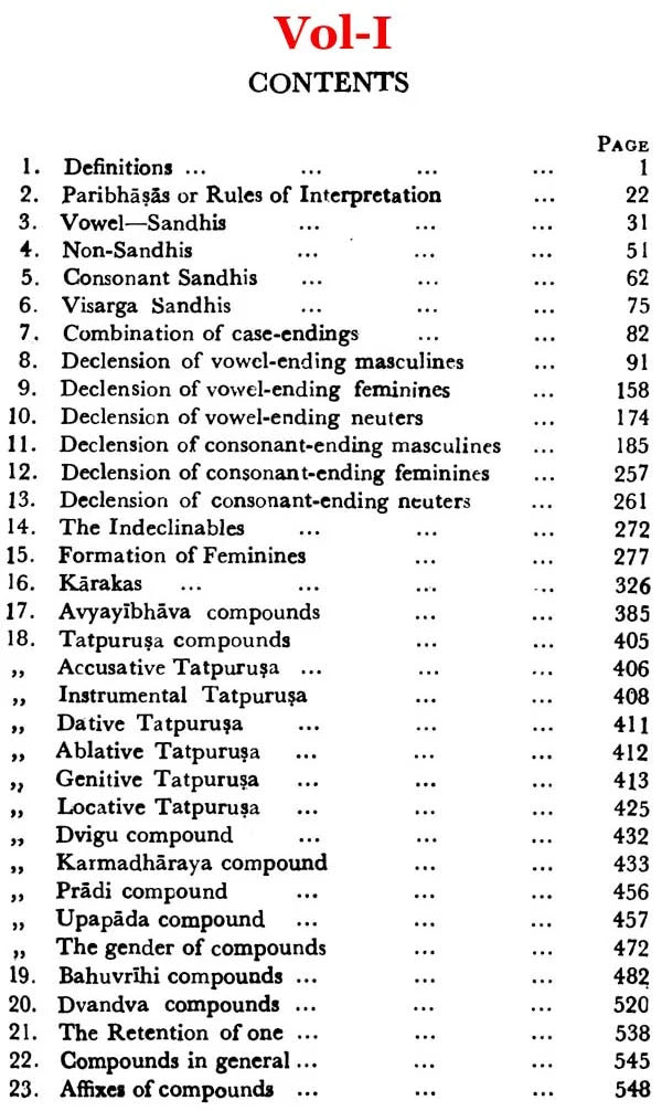 The Siddhanta Kaumudi of Bhattoji Diksita (2 Vols.)