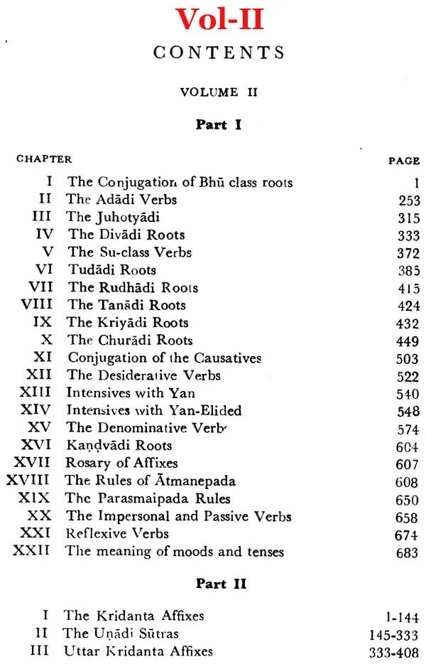 The Siddhanta Kaumudi of Bhattoji Diksita (2 Vols.)