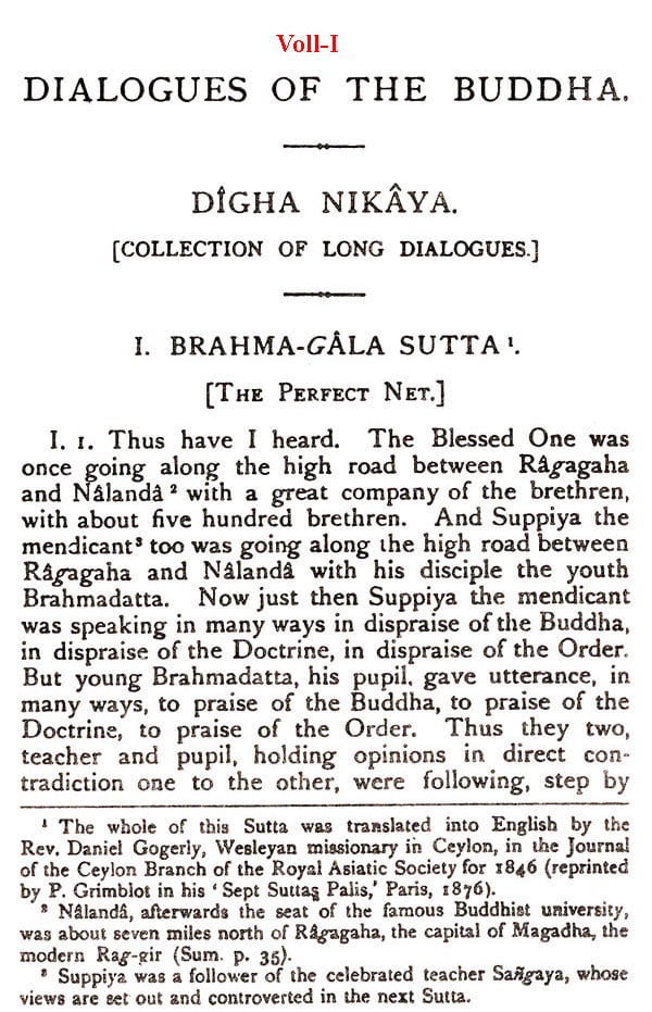 Dialogues of the Buddha (3 Vols.)