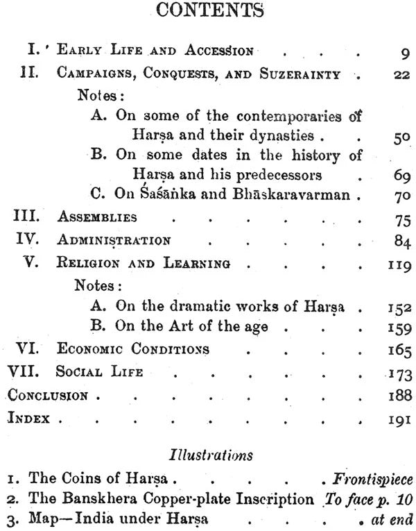 Harsha: Calcutta University Readership Lectures 1925