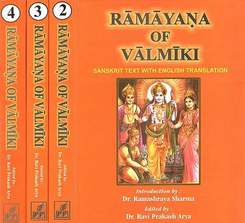 Ramayana of Valmiki (in 4 Vol Set) by Ramashraya Sharma