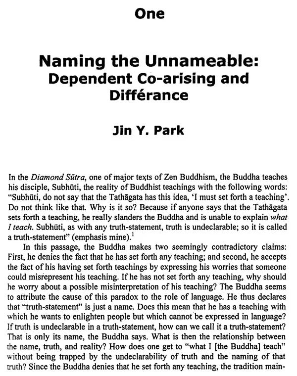 Buddhism and Deconstructions