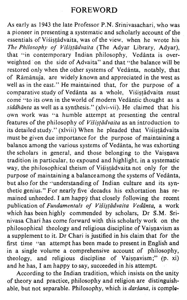 Vaisnavism: Its Philosophy, Theology and Religious Discipline