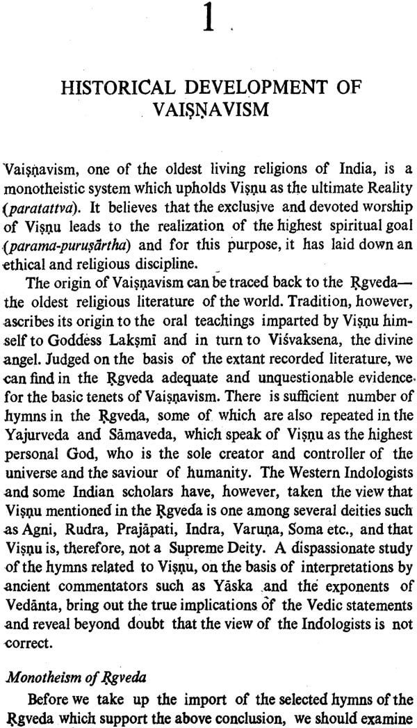 Vaisnavism: Its Philosophy, Theology and Religious Discipline