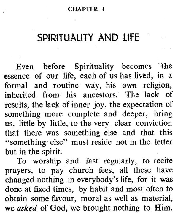 The Living Spirituality