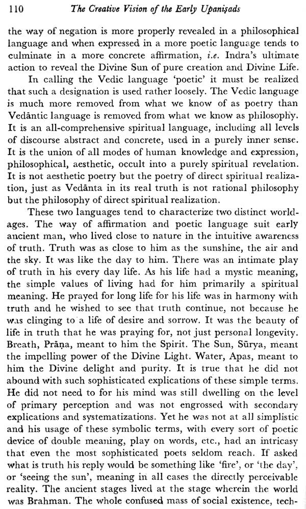 The Creative Vision of the Early Upanisads: Udgitha Adityasya the exhalted song of the sun