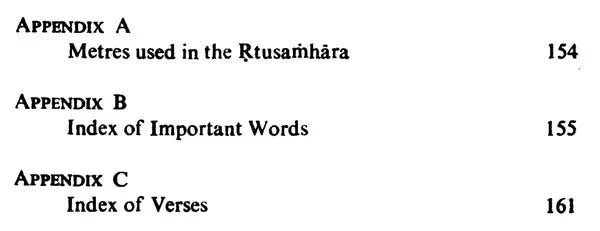 The Rtusamhara of Kalidasa