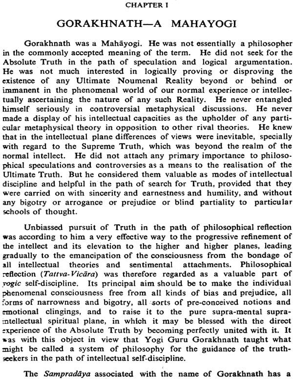 Philosophy of Gorakhnath: With Goraksha-Vacana-Sangraha