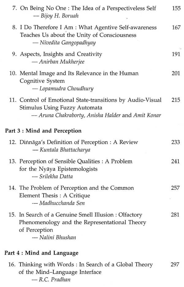 Mind and Cognition- An Interdisciplinary Sharing,Essays in Honour of Amita Chatterjee in 2 Vol Set