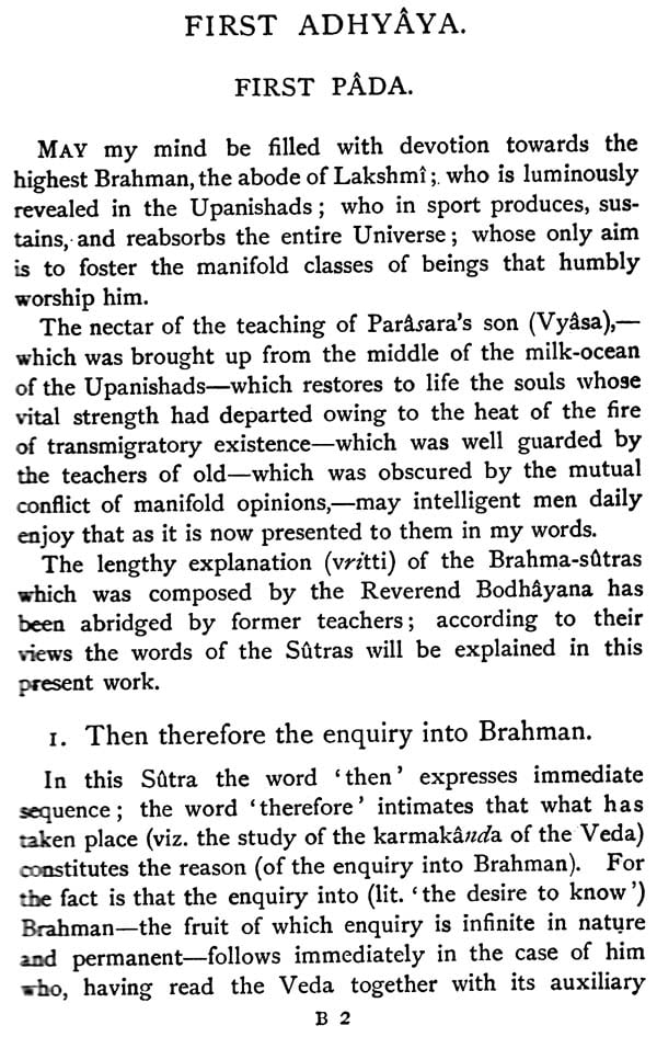 The Vedanta-Sutras (SBE Vol. 48): Part III: With the Commentary by Ramanuga