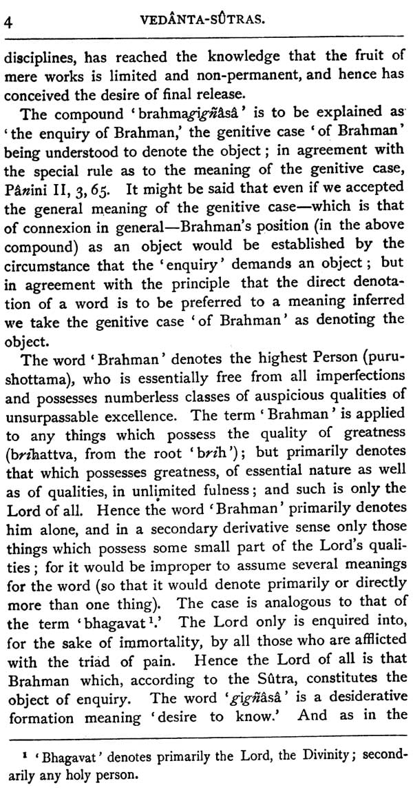 The Vedanta-Sutras (SBE Vol. 48): Part III: With the Commentary by Ramanuga