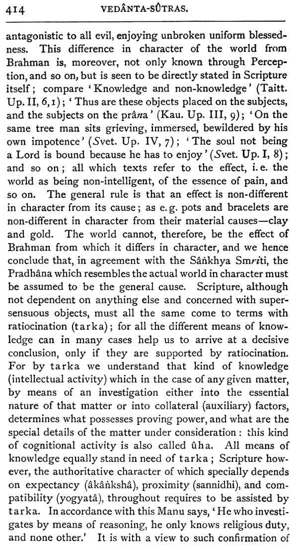 The Vedanta-Sutras (SBE Vol. 48): Part III: With the Commentary by Ramanuga