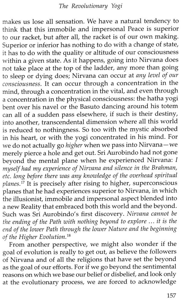 Sri Aurobindo or The Adventure of Consciousness