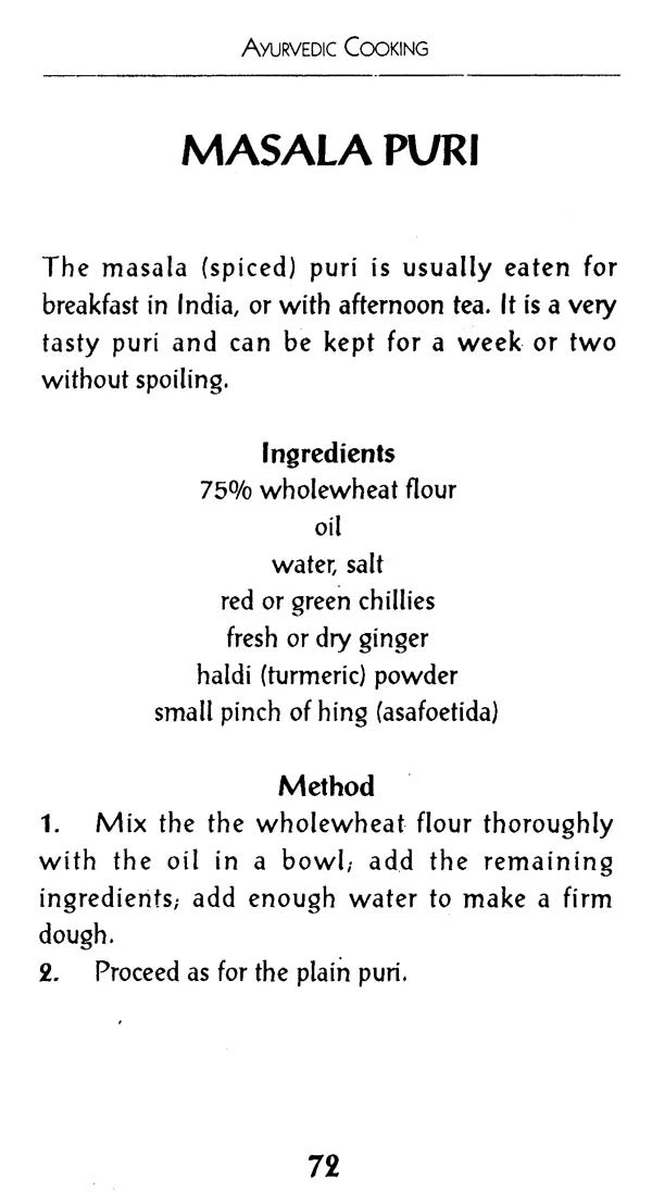 Ayurvedic Cooking