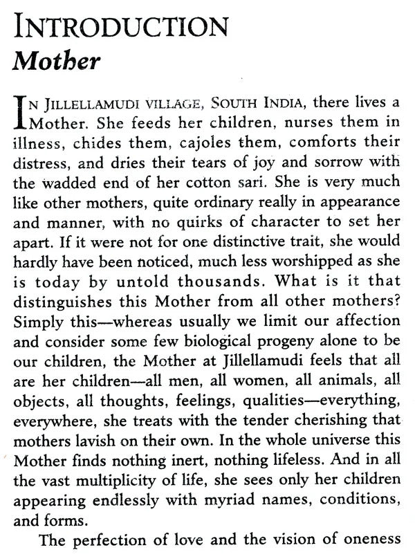 Mother of All,A Revelation of the Motherhood of God in the Life and Teachings of the Jillellamudi Mother