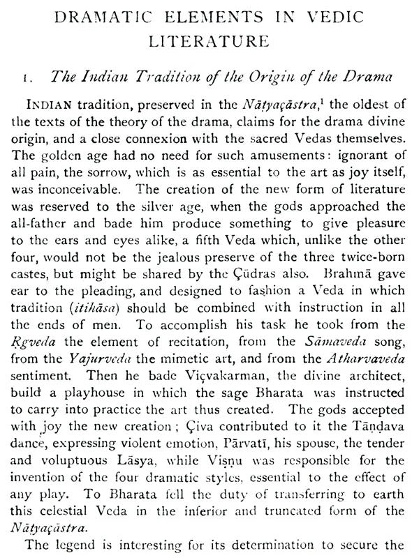 The Sanskrit Drama: In its Origin, Development Theory and Practice