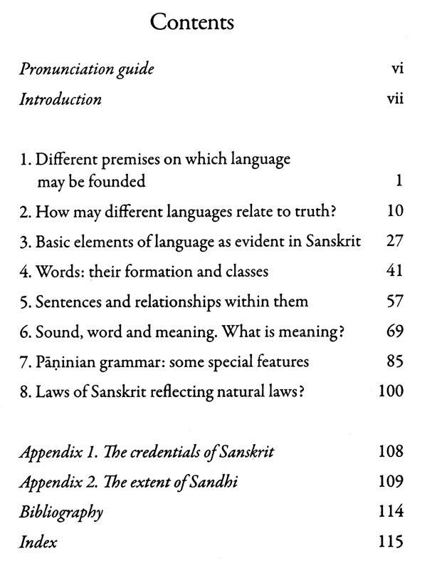 Sanskrit and the Advaitic View of Truth