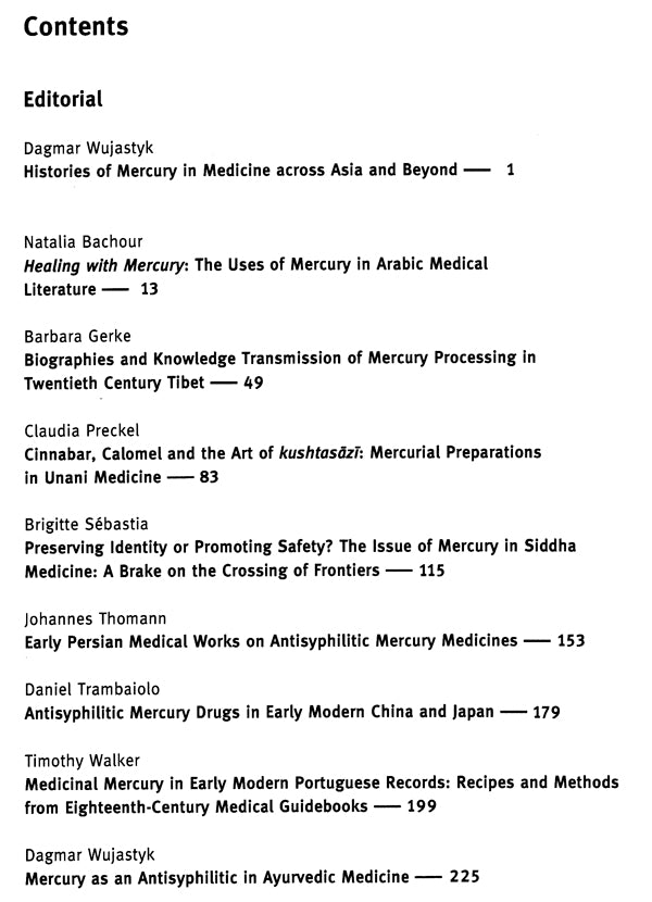 Histories Of Mercury In Medicine Across Asia And Beyond