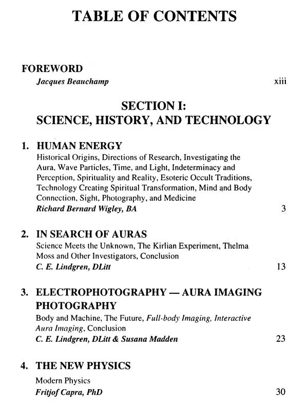 Capturing the Aura: Integrating Science,Technology, and Metaphysics