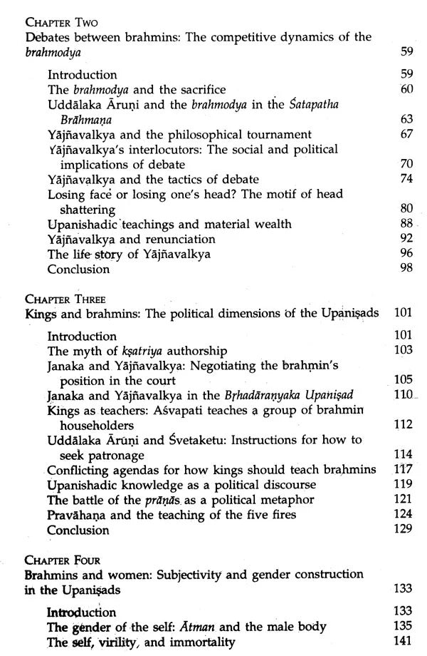 Priests, Kings, and Women in the Early Upanisads: The Character of the Self in Ancient India