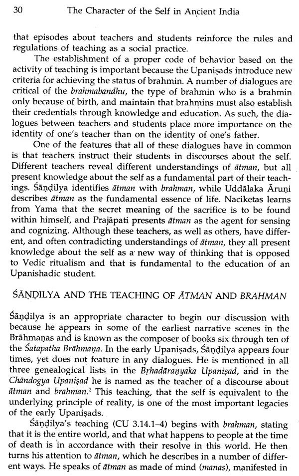 Priests, Kings, and Women in the Early Upanisads: The Character of the Self in Ancient India