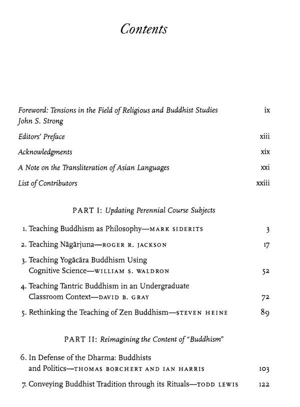 Teaching Buddhism: New Insights on Understanding and Presenting the Traditions