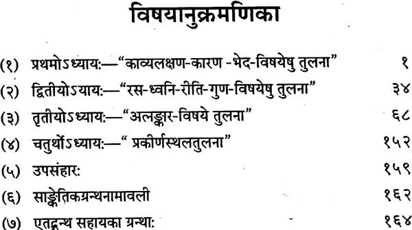 काव्यप्रकाशरसगंगाधरयोस्तुलना: Comparative Study of Kavaya Prakash and Rasa Gangadhar Yostulana