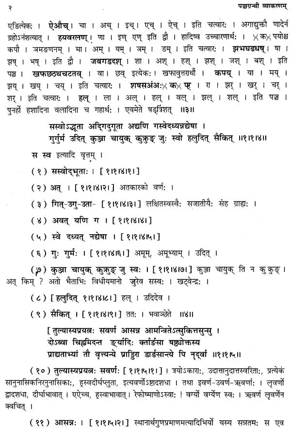 Pancagranthi Vyakarana of Buddhisagarasuri: A Critical Edition