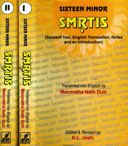 sixteen minor smrtis 2 volumes by Manmatha Nath Dutt