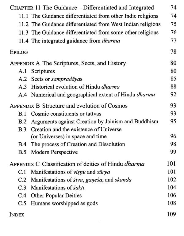 Hindu Dharma: Differentiated and Integrated