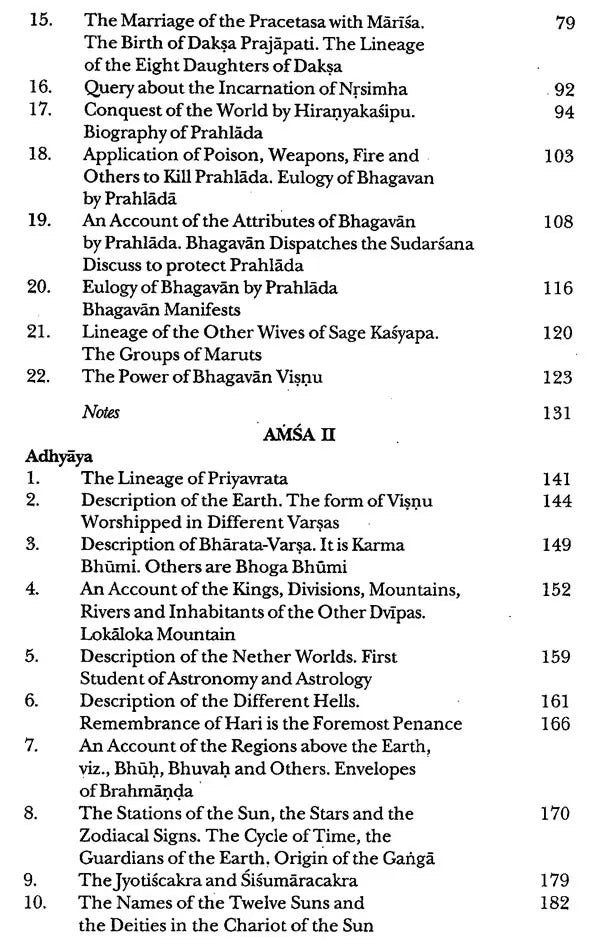 Sri Visnu Puranam Part 2 (Amsa IV-Amsa VI) (Ancient Indian Tradition and Mythology Vol. 82)