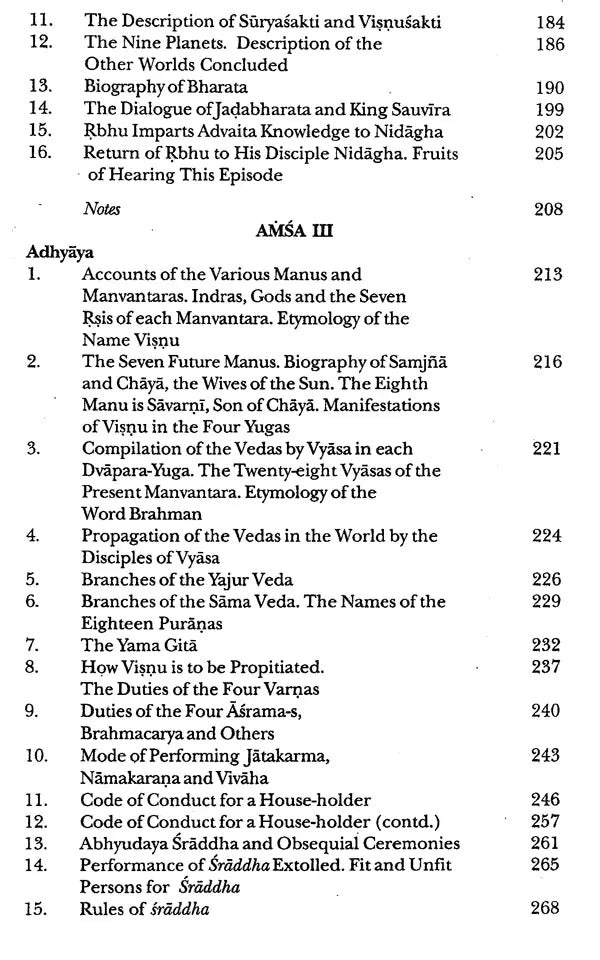 Sri Visnu Puranam Part 2 (Amsa IV-Amsa VI) (Ancient Indian Tradition and Mythology Vol. 82)