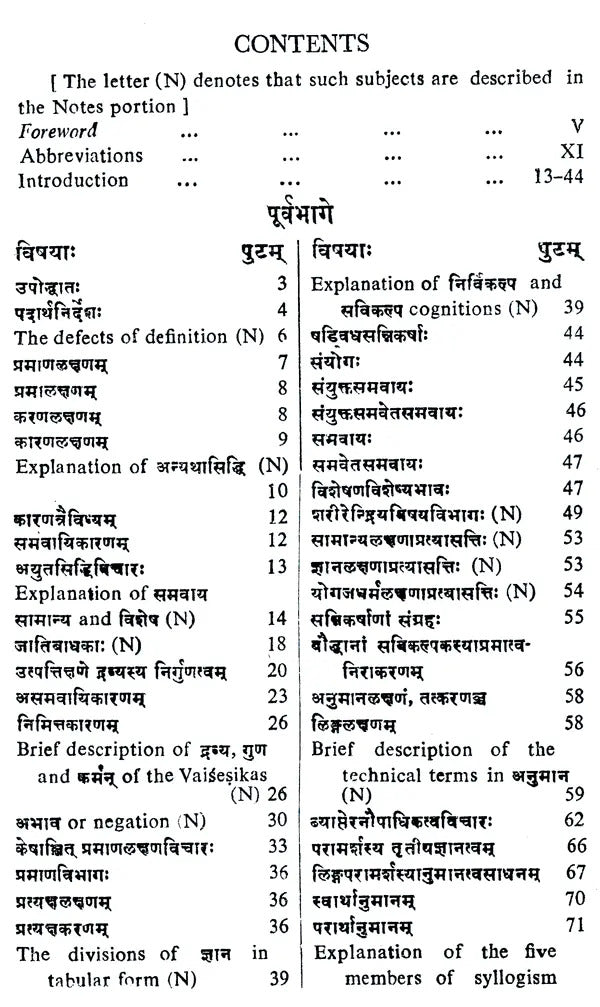 Tarkabhasa of Kesava Misra