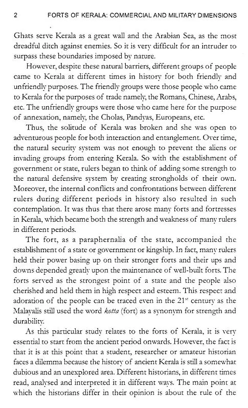 Forts of Kerala - Commercial and Military Dimensions