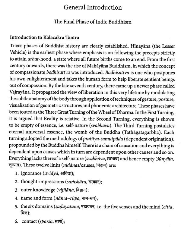 The Kalacakra Tantra- Translation, Annotation and Commentary (Vol-I)