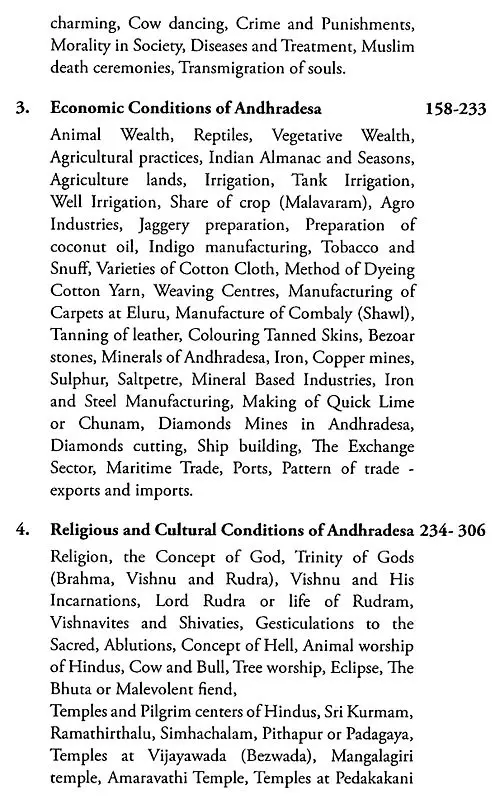 The Travel Accounts of Andhradesa - From A.D. 1295-1831 A.D.