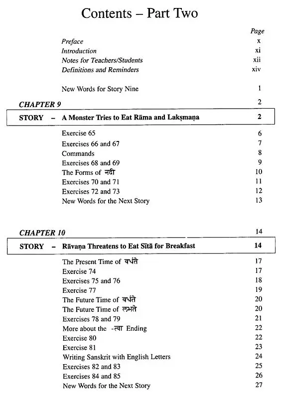 The Story of Rama: Part 2 (A Sanskrit Course book for Beginners)