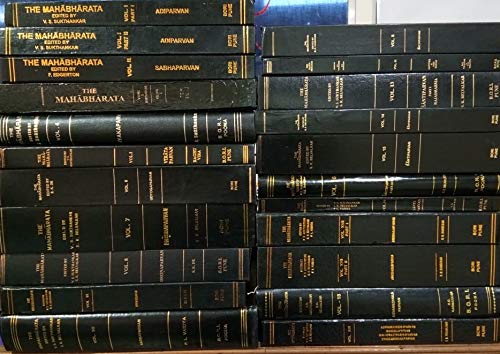 THE MAHABHARATA Sanskrit (Set Of 19 Volumes): 22 Books, For the first time critically Edited by v s sukhthankar